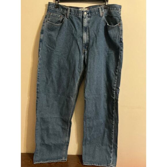 Levi's 550 Jeans Mens 42x32 Blue Relaxed Fit Straight Leg Denim - Picture 1 of 12